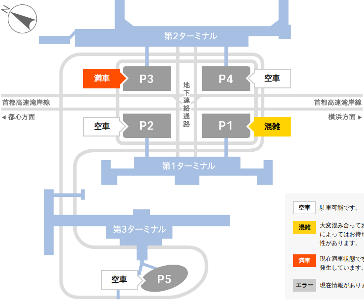 flight_parking's tweet photo. 羽田空港駐車場 2026年7月27日 09:36 時点の混雑状況

P1:【混雑】
P2:【空車】
P3:【満車】
P4:【空車】
P5:【空車】

羽田空港の駐車場でお困りなら「フライトパーキング」

【公式LINE】
https://t.co/nebKnUxVgT

#羽田空港 #羽田空港駐車場 #混雑状況 #混雑 #満車 https://t.co/NlfjM3Yr4D