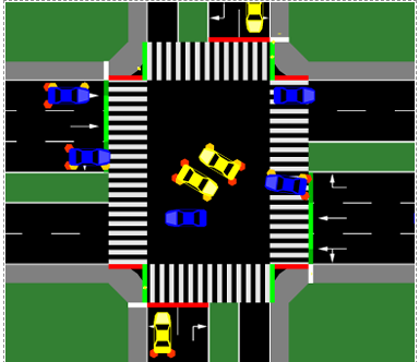 lab_masuda's tweet photo. https://t.co/JWQX4HJUo2
To help reduce congestion at intersections, we conducted simulations using the #TrafficFlow #Simulator #SUMO, taking into account the number of lanes and pedestrian movement.

When only some lanes were added, the number of waiting vehicles increased to about 4.5 times the normal level. In contrast, when all lanes were increased, the queue dropped to zero, highlighting the importance of road improvements that consider the entire roadway.

#TokyoCityUniversity #MasudaLab #GraduationResearch
