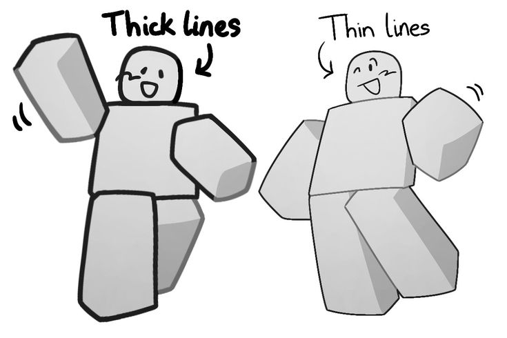 ezdrawps's tweet photo. Line weight can completely change how a character feels https://t.co/thSR91Hzcq