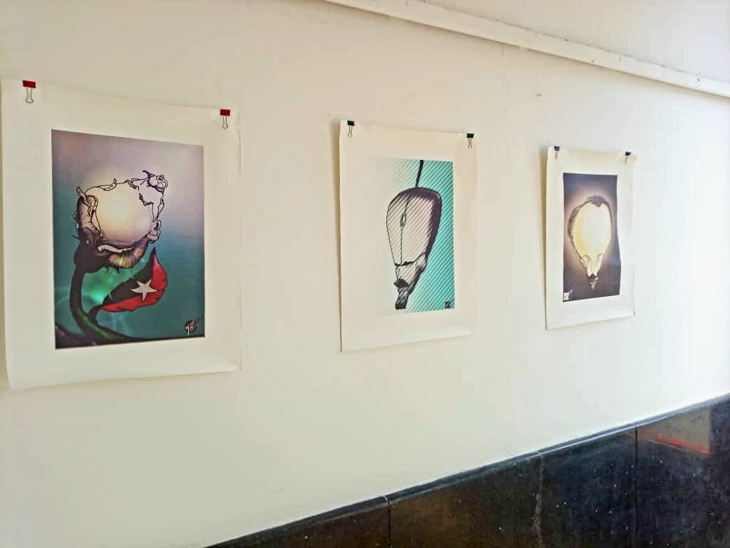 MuseoFragua's tweet photo. ✒️ Una muestra que conecta, a través de 13 piezas entre pinturas y dibujos, el ideario martiano con la gesta liderada por el Comandante en Jefe ⭐️ Fidel Castro Ruz.

2/3 https://t.co/p7DO67rkcK