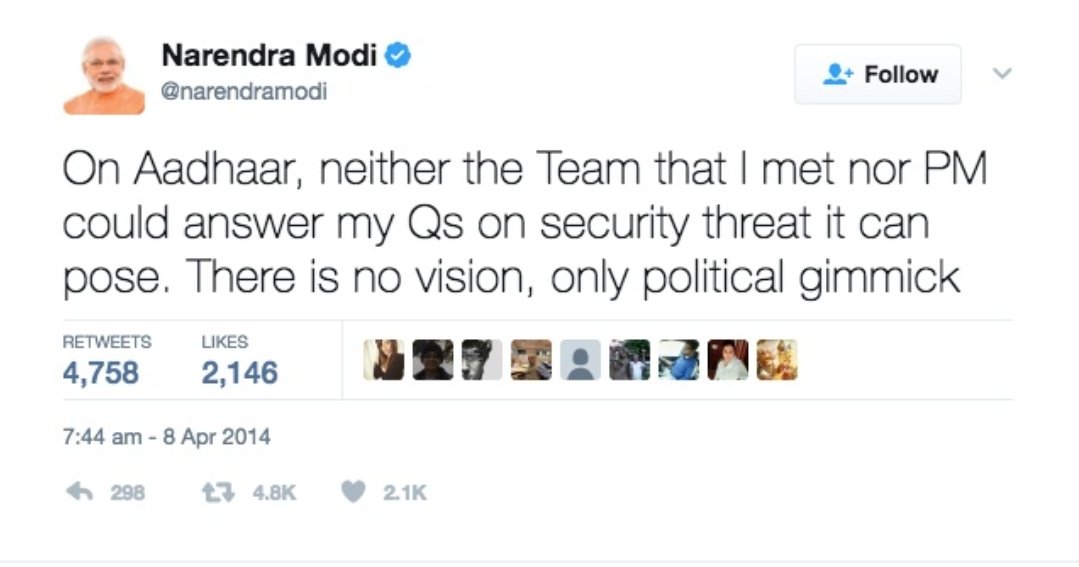 skkpta's tweet photo. Very Good Morning India.

Looks like Visionary PM Narendra Modi ji fixing a mistake of corporate relationship of 2014 Adhaar Card project .

Link Below :

https://t.co/8oyNqyGmCf

#KPTA #India #corporate #politics #Adhaar #education #nandan #nilekani https://t.co/0xpjs3ikch