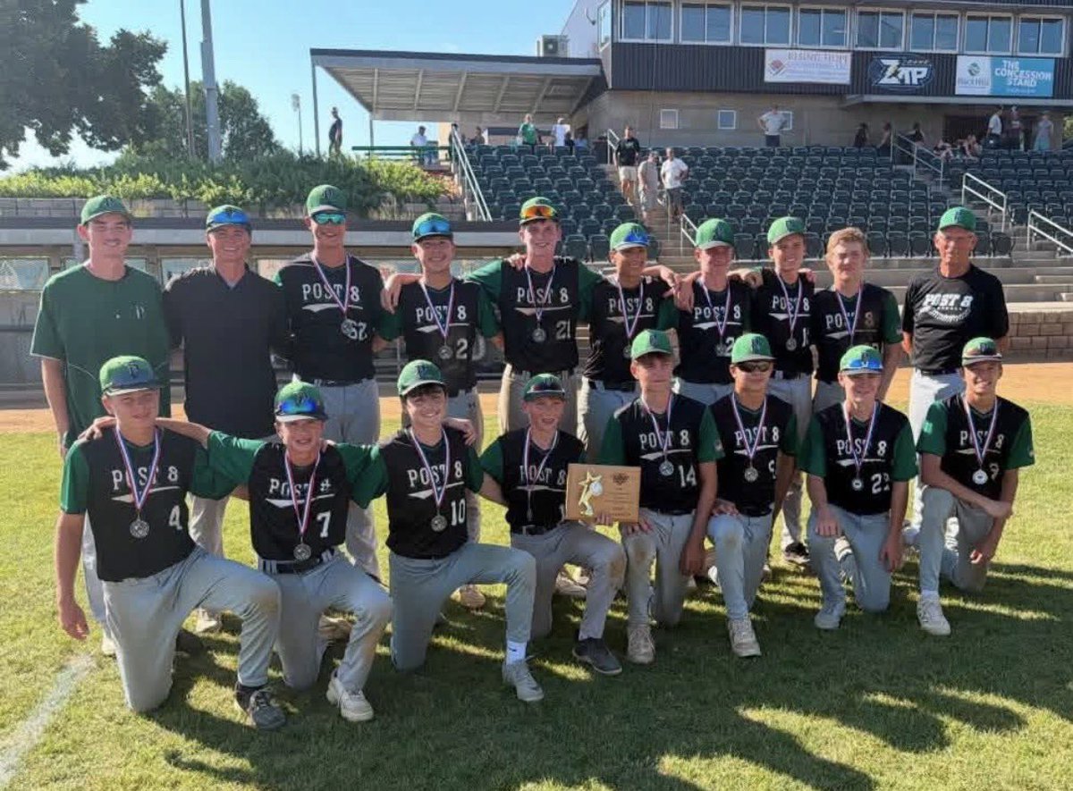 EightsBaseball's tweet photo. Congratulations to the Pierre Post 8 14U on their Runner-Up finish at the State Tournament this weekend in Pierre, going 4-1. Ending the season 30-5. https://t.co/T7frvlwKWv