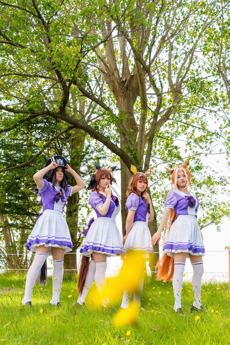 Coco_cos_0710's tweet photo. Cosplay

ウマ娘
オルフェーヴル　@3ka_cos2 
ジェンティルドンナ　@Coco_cos_0710 
ブエナビスタ　@Tnocosdayo 
フェノーメノ　@mittyi_0731_uma 

📷@OrowStudio さん

#Cosplay 
#ウマ娘
#ウマ娘コスプレ
#umamusume
#IMOCOS  #芋コス
#芋コスin黒石アートBOX https://t.co/pk9q5GUIQ1