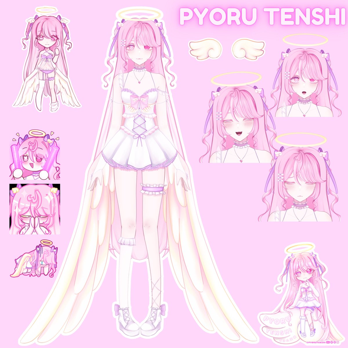 PyoruTenshi's tweet photo. 【#VTUBER INTRODUCTION】
Hello~ I'm PyoruTenshi! Or just call me Pyoru!
I'm an angel vtuber who looks up to succubi, so im not actually the pyoru-est angel out there... ♡𓆪
˚₊‧꒰ა 𓂋 ໒꒱ ‧₊˚
Art Tag : #pyoruart
Nsfw Art Tag : #unpyoruart
ꫂ᭪݁  Oshi Marks > 🩷🪽 https://t.co/RlHJ3LKvgF