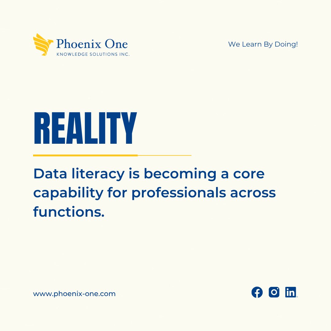 phoenixone_ph's tweet photo. Every department makes decisions, and every decision improves when people can interpret information clearly. Data literacy is becoming a practical advantage for professionals and organizations.

Explore Here: https://t.co/c8wUwMygTR

#PhoenixOne_PH https://t.co/jRtuoSPhs2