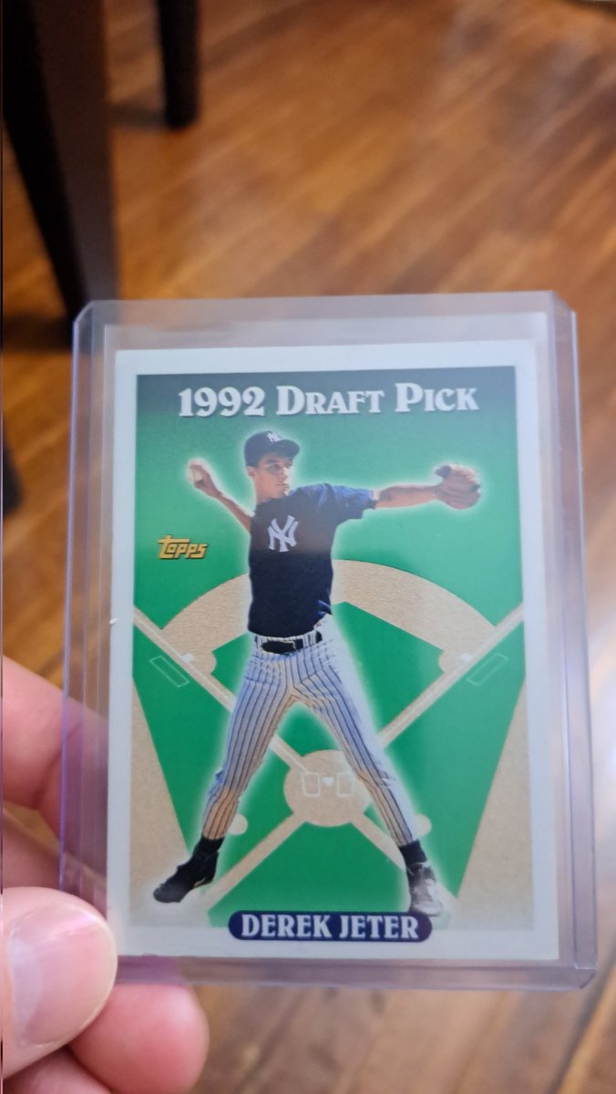 Chappy1140's tweet photo. Jeter-$12 OBO https://t.co/UW9rCJV73j