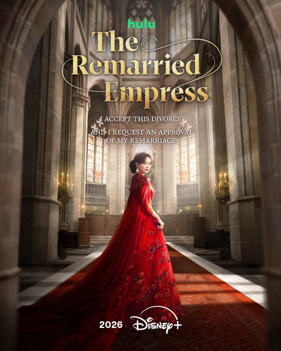 NoticiasDoramas's tweet photo. Disney+ comenzó la promoción de •The Remarried Empress• (La emperatriz divorciada), una de las adaptaciones más esperadas de 2026.

Protagonizado por Shin Min Ah, sobre una emperatriz que, tras ser traicionada, decide volver a casarse y reclamar su lugar en el imperio. https://t.co/UGvbvZMSat