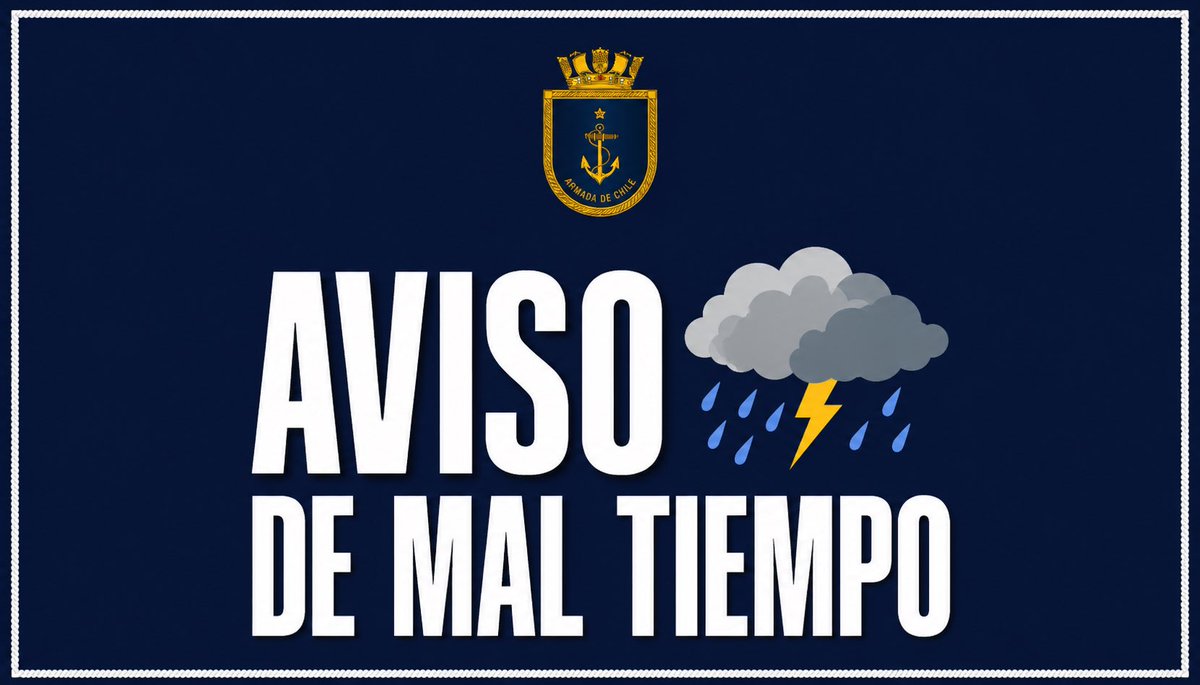 Centro Zonal de Meteorología Marina de Valparaíso tweet media