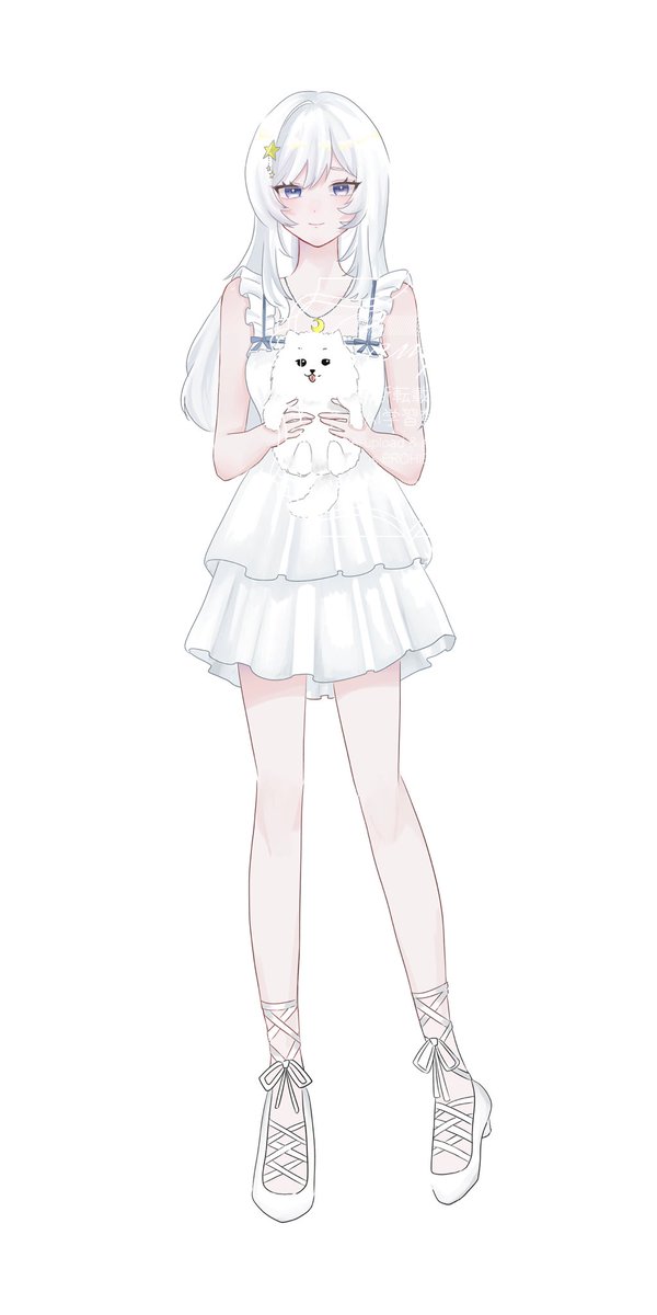 ouwiuk's tweet photo. 立ち絵のご依頼でした
白いわんちゃん描くのがとても楽しかったです、ありがとうございました🙇‍♂️
全身イラスト3000円～
ご依頼受付中です！

 #有償依頼
 #有償依頼受付中 https://t.co/S9CwcObptt