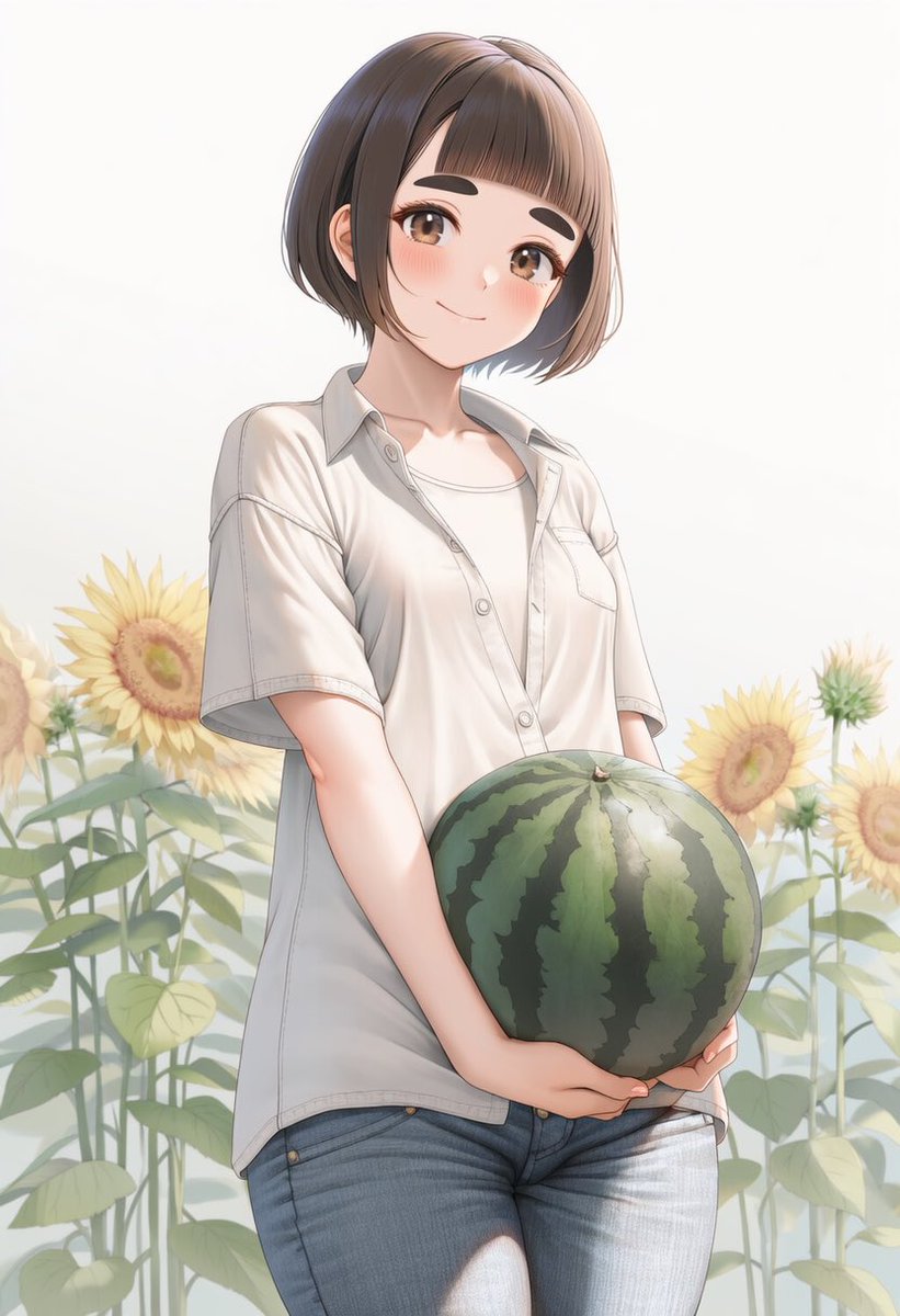 emoemolover123's tweet photo. スイカの日🍉

陽葵 / OC / AI gen https://t.co/39Af2tr2ZB