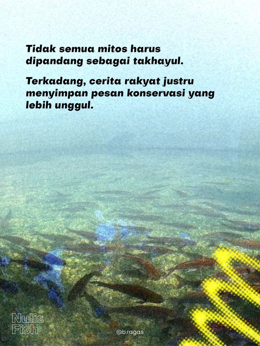 baslightyearrr's tweet photo. Riset ini menunjukkan bahwa kearifan lokal mampu menjadi salah satu bentuk konservasi yang diwariskan lintas generasi. Sehingga, ketika budaya dan sains berjalan berdampingan, kelestarian sumber daya perikanan menjadi tanggung jawab bersama. https://t.co/0HdHVMcUPj