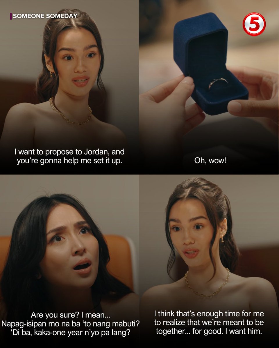 TV5manila's tweet photo. One year pa lang. May deadline ka ba, sis? 👰

📺 Someone, Someday
Mondays to Fridays | 8:45PM
#SomeoneSomedayTV5 
#TodoMaxPrimetimeTV5 https://t.co/Zaec1Mazix