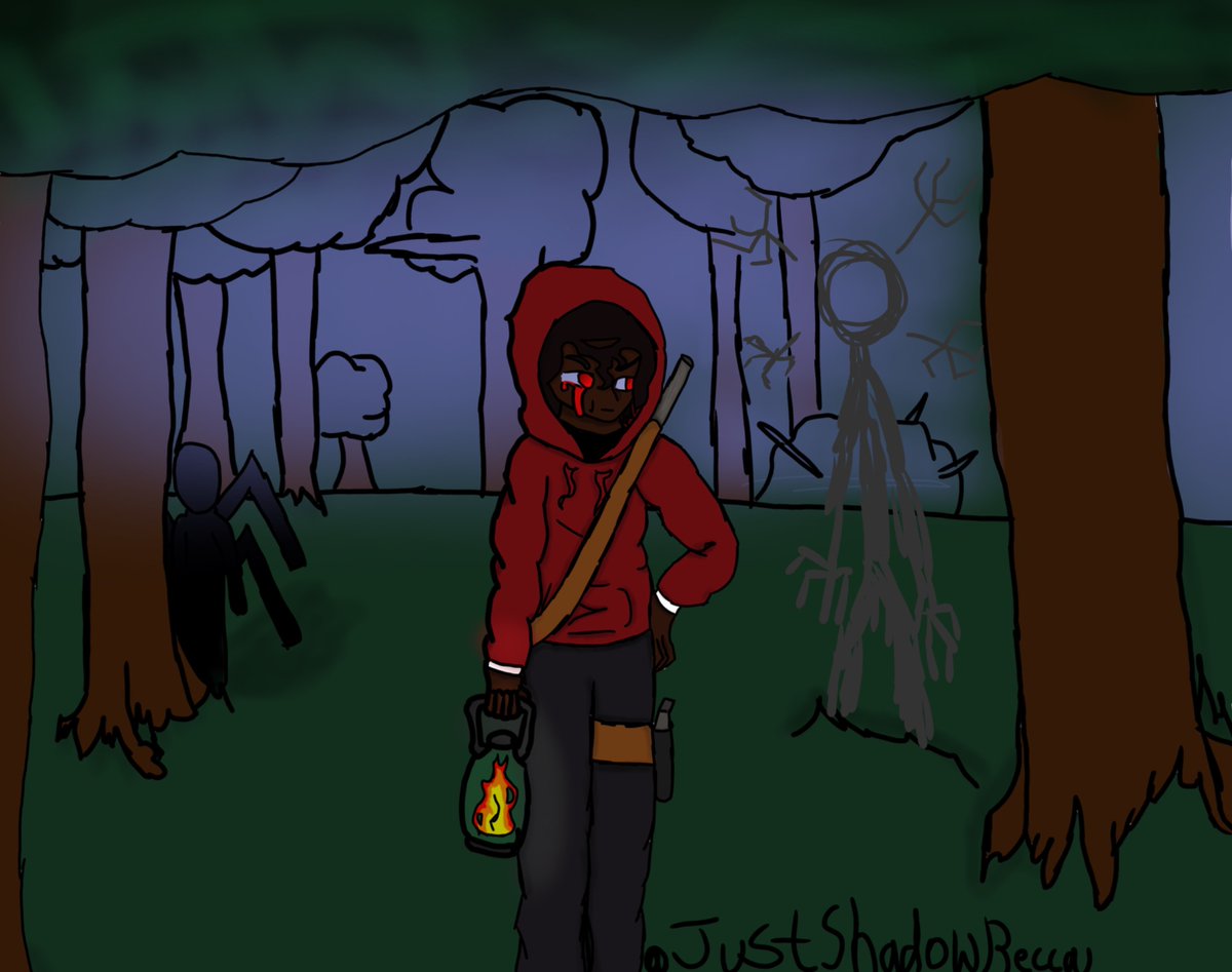 JustShadowBecca's tweet photo. This the thumbnail drawing called How Someone With MONOPHOBIA Plays Minecraft. You can find it on YT called Jamsteo! https://t.co/DRvklyRKkD