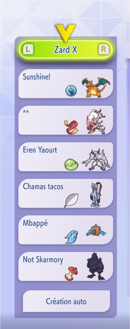 DaiKuzeX's tweet photo. Joto : «  tu devrais donner des surnoms a tes Pokemon » 

Les surnoms que je donne : https://t.co/3k3oMnF9A6
