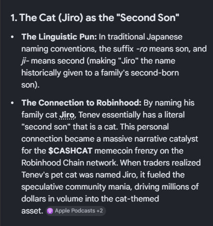 Reap0x's tweet photo. So esentially $JIRO is the actual cash-cat:native  
KNOW WTF YOU HOLDDDDDDDDDDDD

0x3eb91ecb44c9a4f2958bd6ccc232bd4ca37d9834 https://t.co/JEZ6v0qFeW