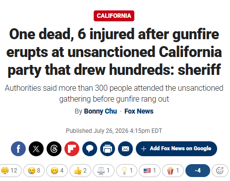 Beatrissical's tweet photo. Thinking about the emoji reacts on the fox news article. What do you mean 🍿 TO A SHOOTING https://t.co/7HwyLgeNDi