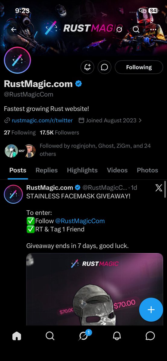 annxeoc's tweet photo. @WinifyGG @RustMagicCom @projectinw Followed ✅ https://t.co/UnUIiKUecy