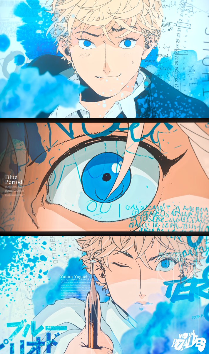 alxvs221's tweet photo. Comission p/@andrasbpm - BLUE PERIOD https://t.co/448oiI4Byu