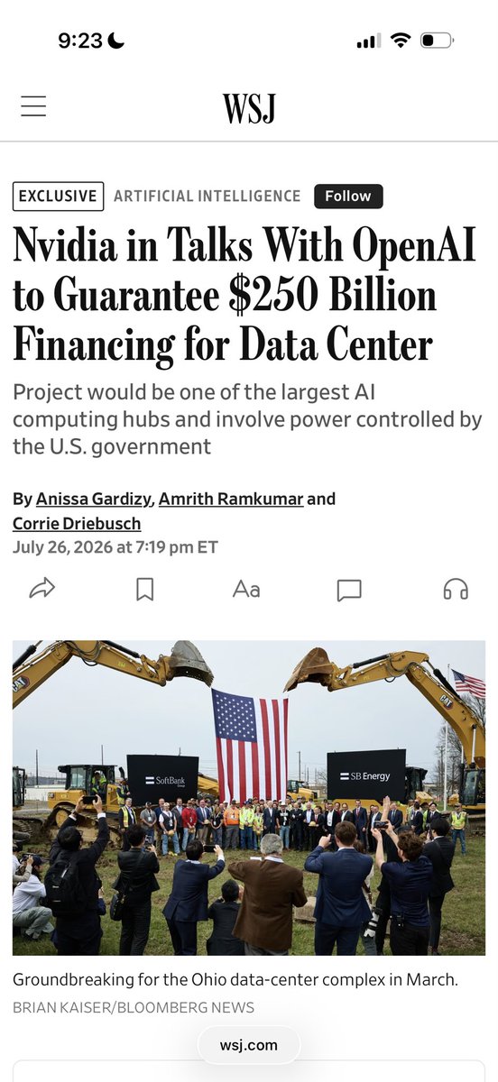 petereharrell's tweet photo. Ahh, the wonders of state capitalism in which the government controls which data centers get power and which do not…..

“The power for the project is controlled by the U.S. government and funded separately by Japan under a recent trade deal. Commerce Secretary Howard Lutnick is involved in deciding who will get the power, some of the people said.”