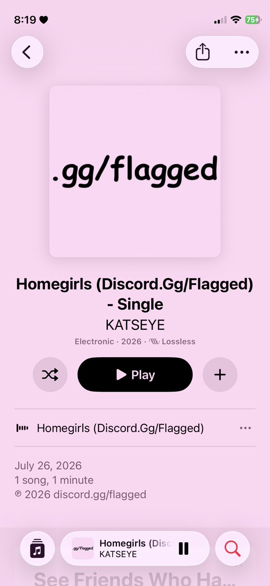 mikakittyo's tweet photo. whst the fuck am i seeing
soo katseye was probably hacked on apple music… homegirls MIGHT be an actual leaked song because it does sound like one i guess? blue one is obviously a troll. but please fix this or something
#katseye #eyekons https://t.co/gW8B9JLtES