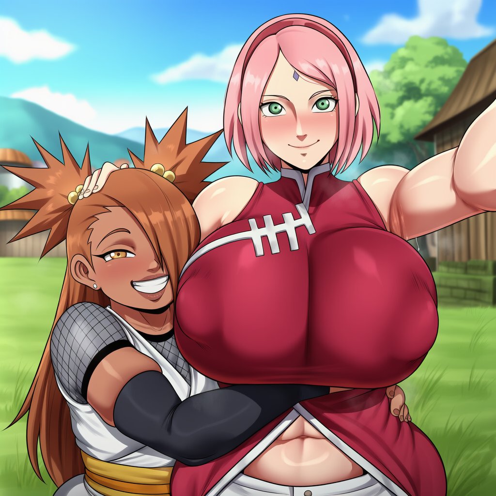 RoboticQueen200's tweet photo. Sarada and Chocho are the best emotional support for these sexy milfs. https://t.co/xHpfoMO1dT