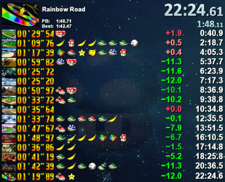 abney317's tweet photo. New skips WR! Finally the big improvement I've been looking for. 22:24 https://t.co/OQMKrJFTiJ