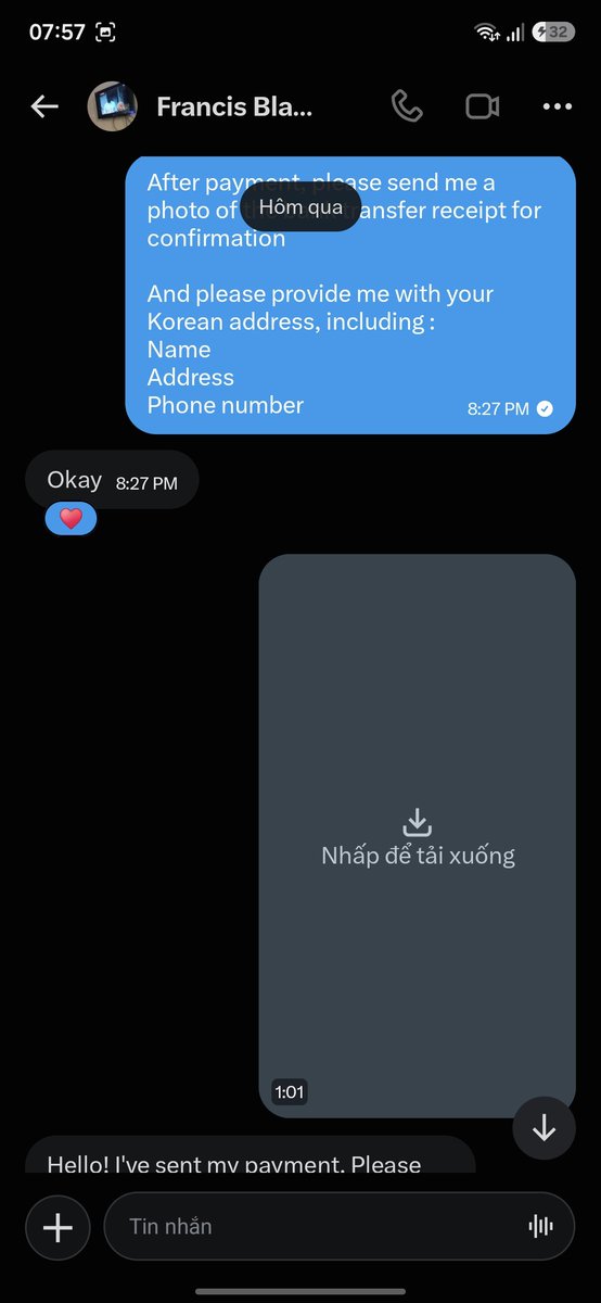 ARMY_19082014's tweet photo. Someone messaged me to purchase an item. After I provided my bank account number, they asked for my email address as well, which I gave them. https://t.co/DsgMLjvUl9