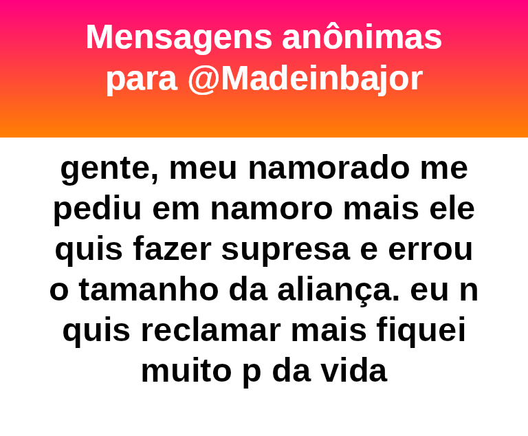 madeinbajor's tweet photo. Tem certeza que tem 29 anos?
Até pra uma adolescente esse drama seria desnecessário. Pra uma mulher com 30 anos na cara é inacreditável.

 #bajo43624 https://t.co/U1mm0toAfM