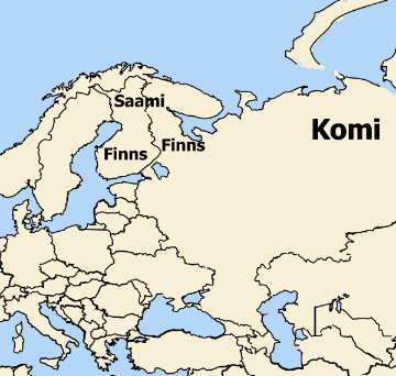 GenosHistoria's tweet photo. Here is where Komi live. The Slavic-speaking Russians in the gap between Finns and Komi are genetically mostly derived from Uralic groups similar to Komi. Some https://t.co/w0LTTQvjRL