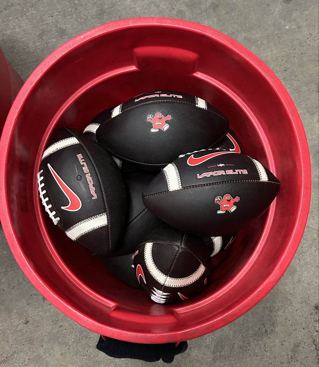 tops_equipment's tweet photo. 2026 WKU footballs https://t.co/NUHkeUHW5j
