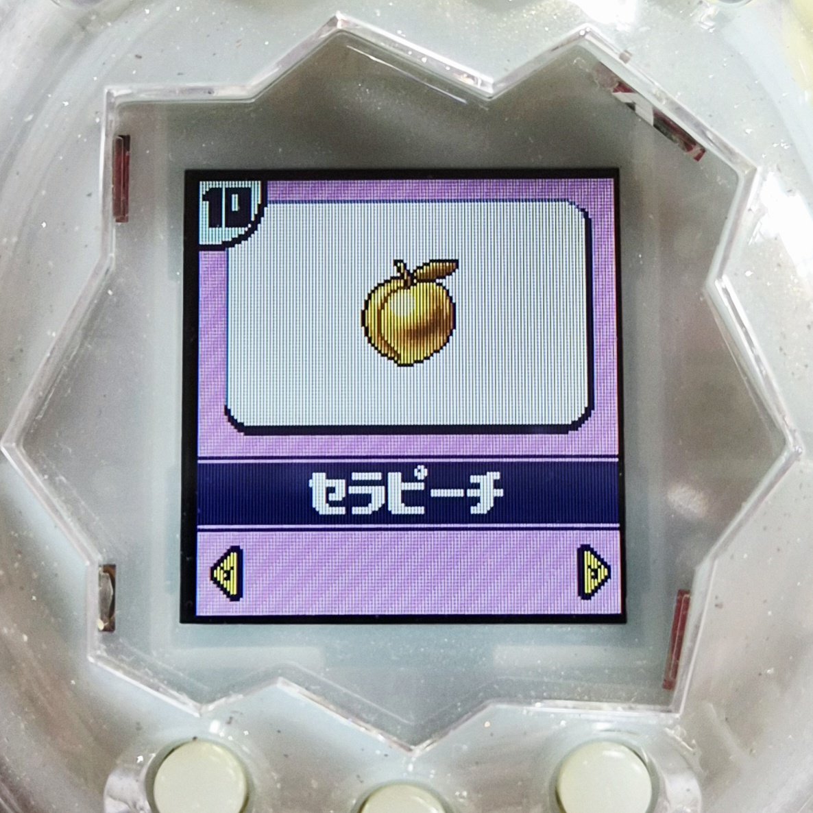 a_n__drop's tweet photo. たまごっちのご機嫌maxでも「いっしょにあそぶ」をしてからエッグハント行くと高確率でセラピーチGetできる！！
私だけかな？？
#たまごっち
#たまごっちパラダイス https://t.co/F4Xhm8SSYj