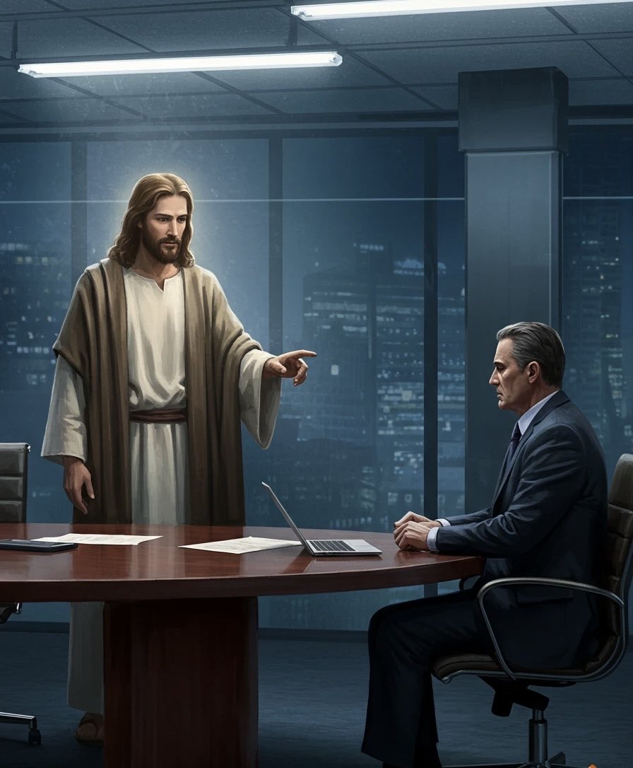 iliXhelvers's tweet photo. 🫵🏼 What profits you to gain the world but lose your soul? Earthly power is fleeting, God’s judgment is permanent. True greatness isn't found in control or stepping on the weak, but in serving them. Lay down your pride, defend the broken, and repent. No corruption is beyond My grace. Follow Me 🤍