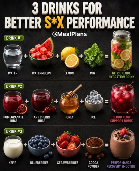 Mahfuz_AI's tweet photo. Top 3 Natural Drinks for Improved S*X Performance.

Follow @Mahfuz_AI for more info. https://t.co/MOsbC2TqSu