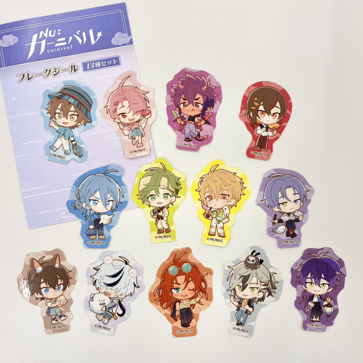 NUカーニバル シール まとめ売り ぺたコレクション フレークシール ⋰ ㅤ『NU: カーニバル』 ㅤ～Dreamy Voyage～ ㅤㅤ巡回開催中
