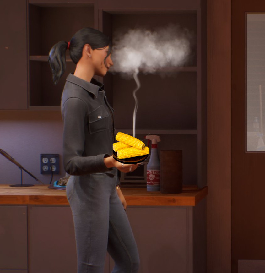 soapys150's tweet photo. never realised safi was holding a plate of corn in this scene lol https://t.co/w8Vux2Clg0