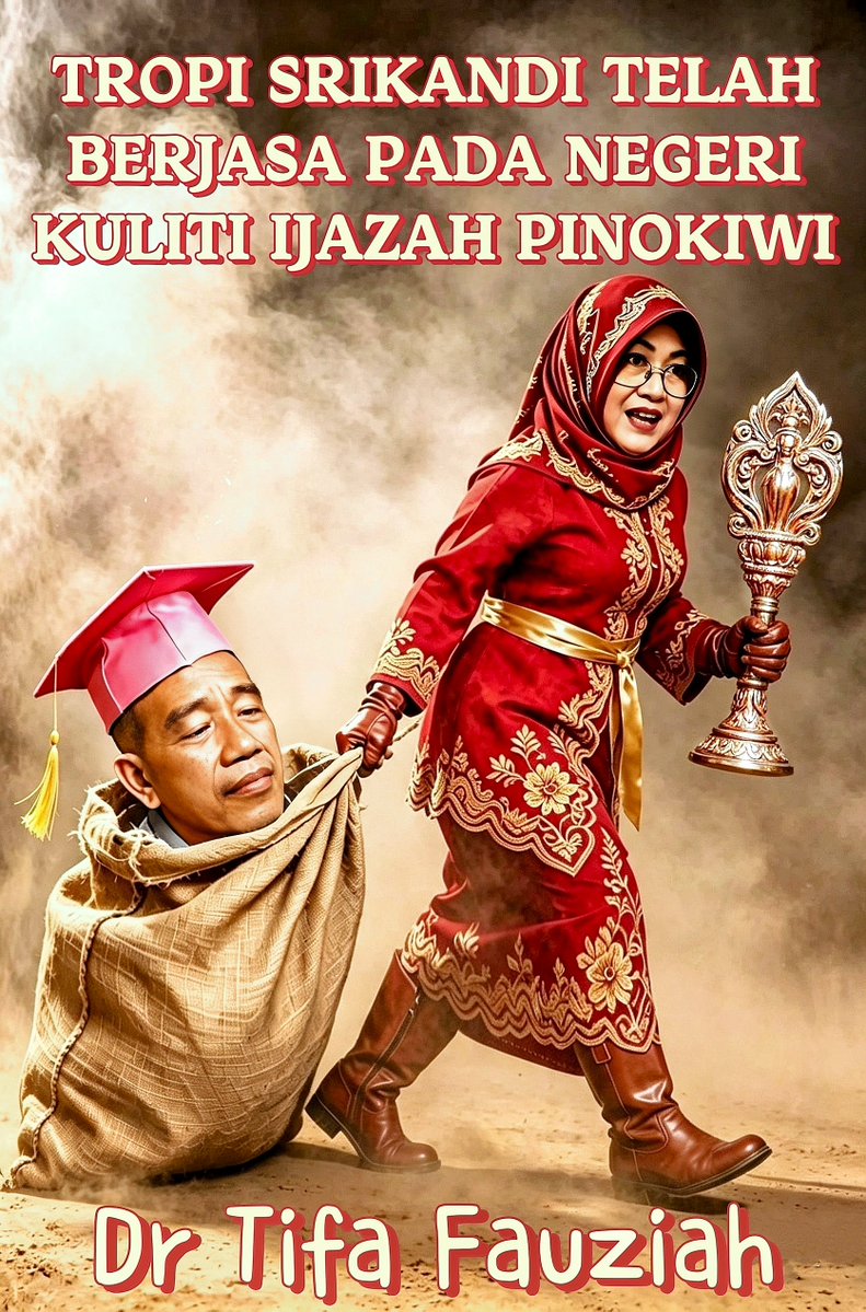 azizi_khusnul's tweet photo. Dr tifa dapat apresiasi tropi srikandi karena telah berjasa pada negeri berhasil nguliti ijazah palsunya pinokiwi https://t.co/DkUXHHhQtR