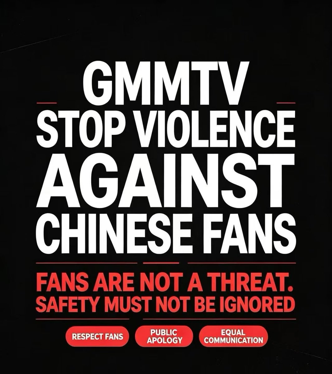 WM0oze's tweet photo. @GMMTV 滚出来发一条真正的道歉，垃圾公司 https://t.co/zRENJ04OOO