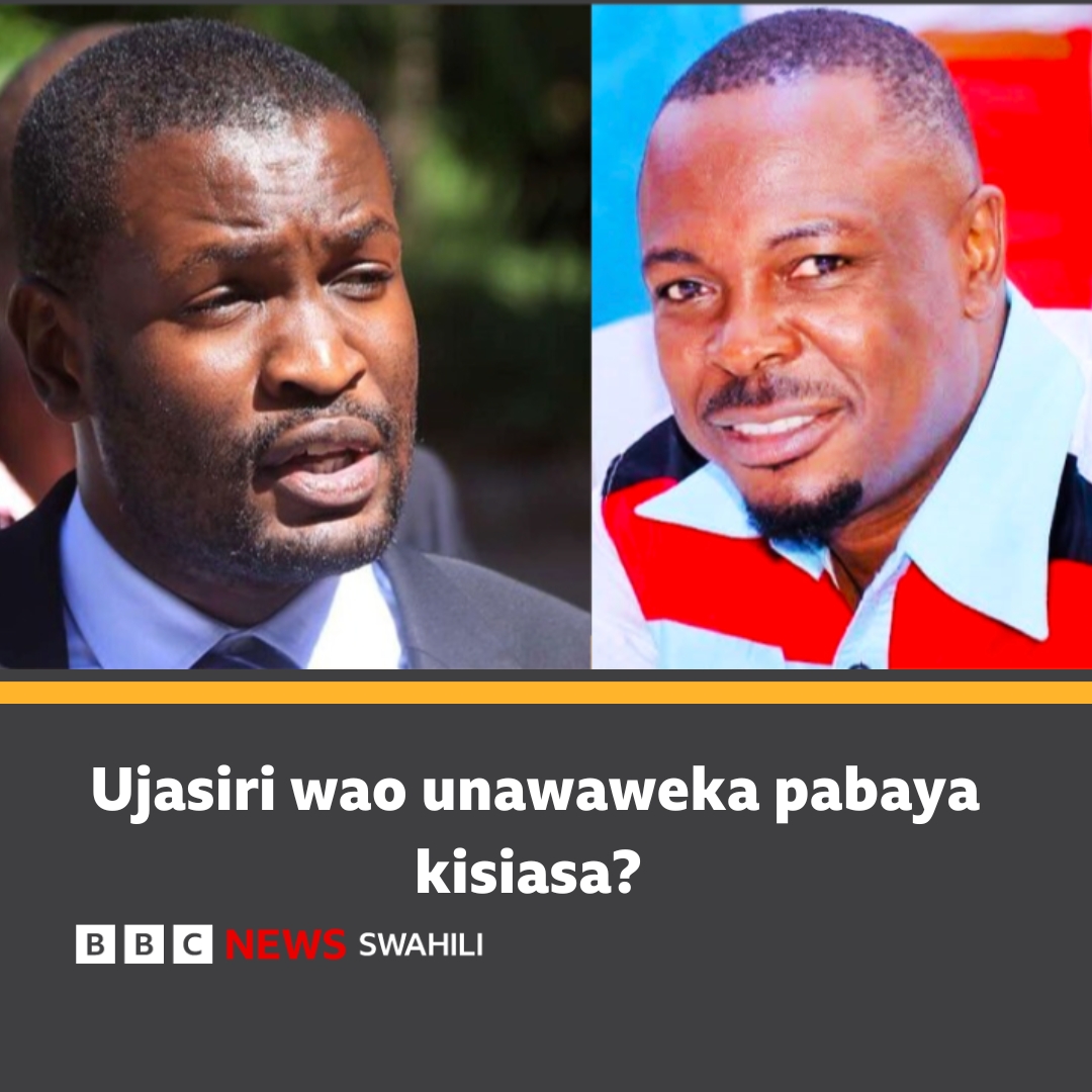 bbcswahili's tweet photo. Heche na Sifuna: Ni pacha wa siasa za upinzani Afrika Mashariki?
https://t.co/VwWn2oykOl https://t.co/Bdz8jNjT74