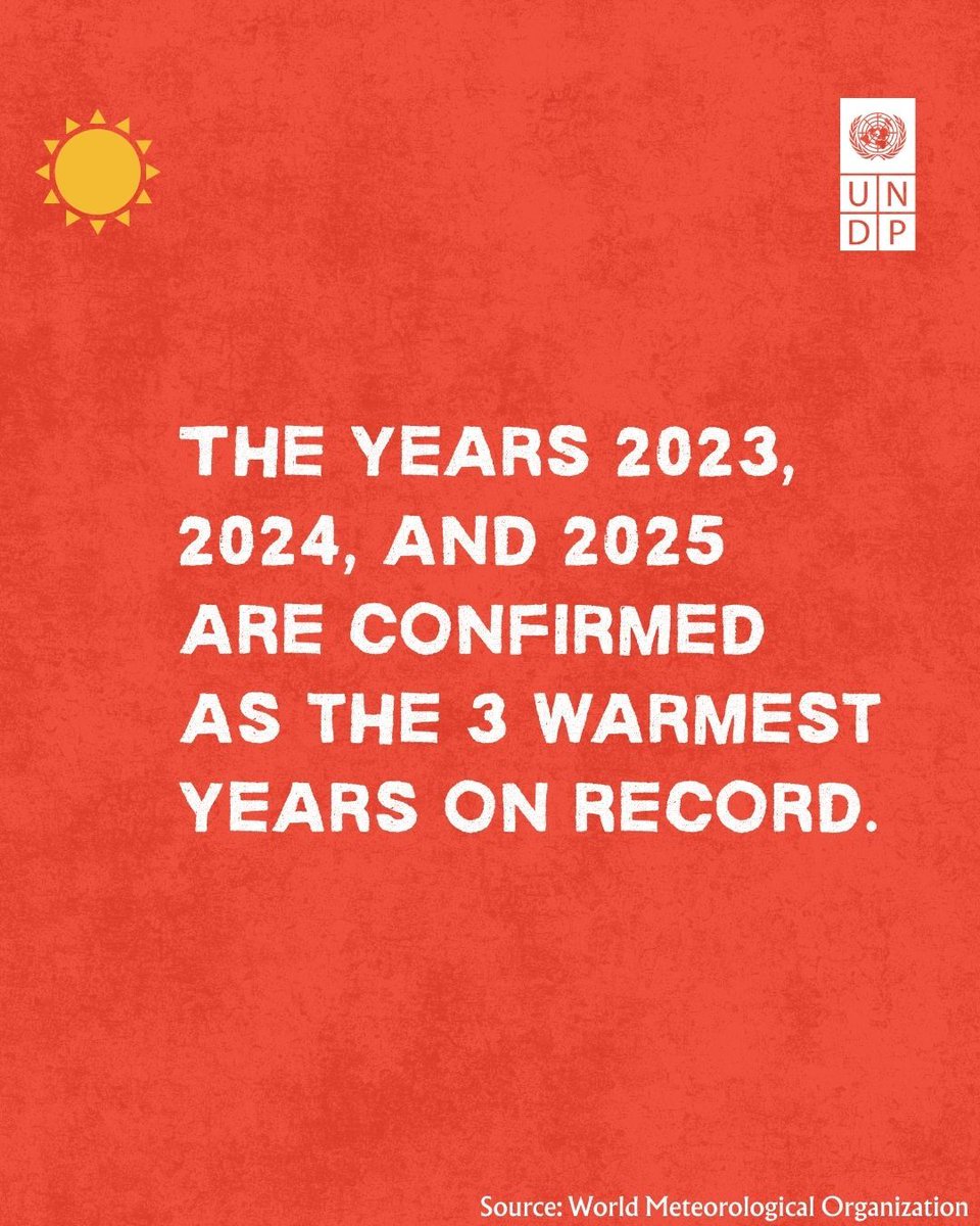 GlobalGoalsUN's tweet photo. Extreme heat 🌡️ is breaking records.

Rising temperatures aren't just statistics; they are heatwaves, droughts, and lost jobs.

#ClimateAction cannot wait. 

Learn more:
https://t.co/OFJdZvnFai https://t.co/eDUKGQb6eA
