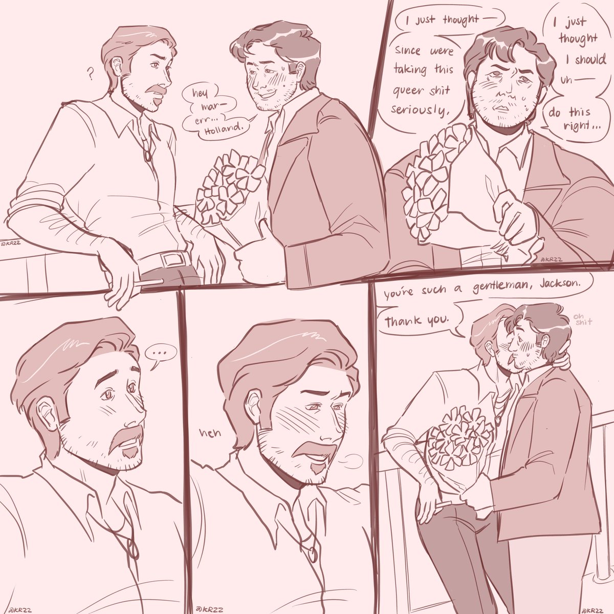 MochiIced's tweet photo. Lowkey ooc? Whatever I think it's cute nonetheless 😁

#healymarch #hollandmarch #jacksonhealy #theniceguys https://t.co/5YG8QWg5Ui