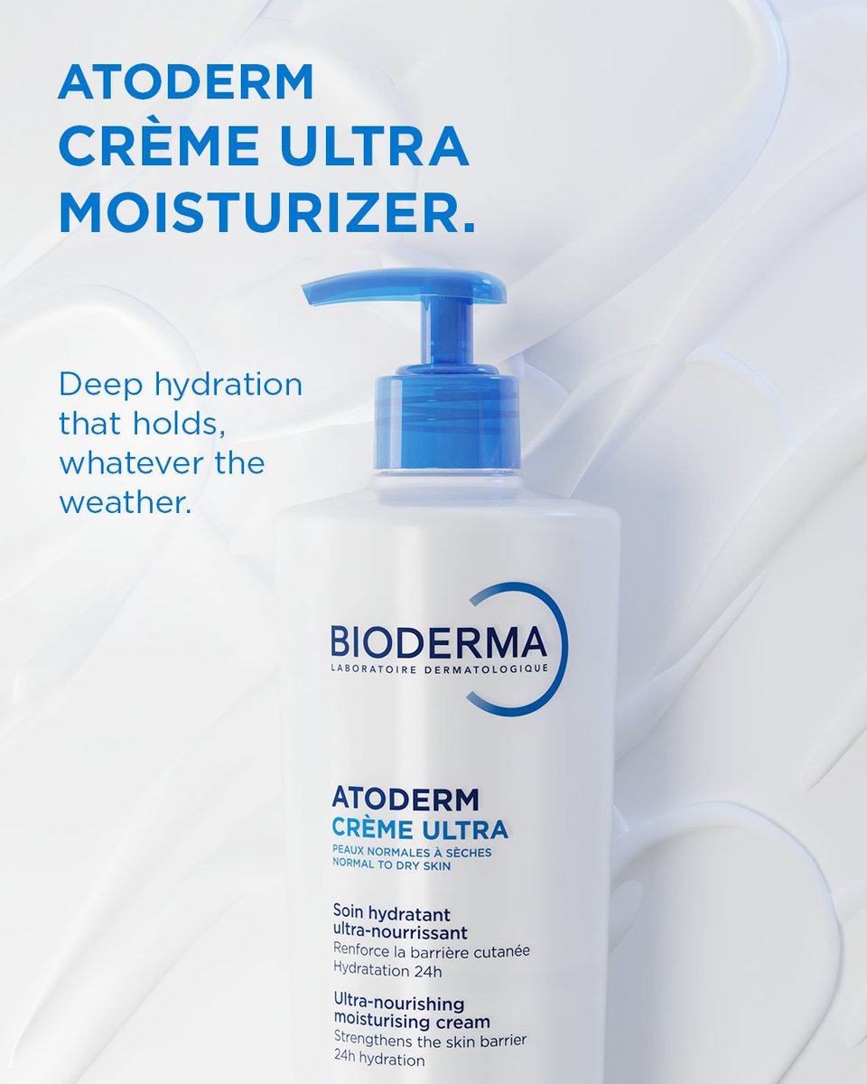 Bioderma_ID's tweet photo. Your skin is switching between 2 extremes w/o a break: cold from AC &amp; the heat outside! Your skin barrier needs help!Atoderm Crème Ultra works to restore &amp; lock in hydration through it all.

🔗 Shop at the link in bio.

 #YourRealSkinUpgrade #biodermaindonesia https://t.co/LbLvq75rSd