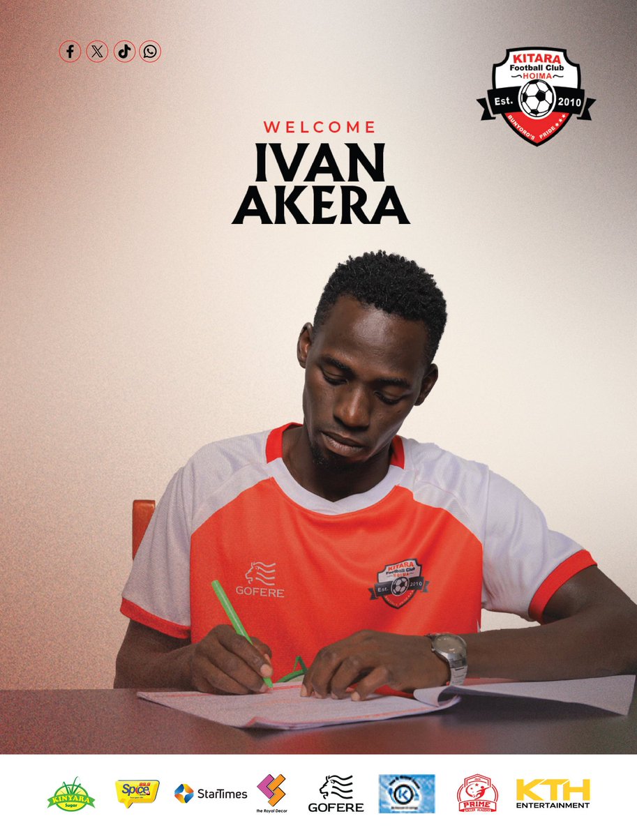 SinanRajub's tweet photo. Goalkeeper Ivan Akera returns to Kitara FC as the club's 10th singing of the window.

Akera played 11 games for Kitara during the 2020/21 UPL season.

Joel Mutakubwa is expected to be the club's 1st choice GK with Meddie Kibirige &amp; Akera as the 2nd &amp; 3rd choices respectively. https://t.co/dcMGgO0sl1