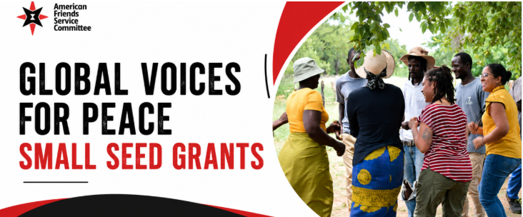 havenfoundation's tweet photo. AFSC Global Voices for Peace Small Seed Grants 2026 (Up to $15,000)
https://t.co/3wwSLcFbCk
Applications are open for #NGOs, FBOs, grassroot teams & youth #actions that safeguard #democracy whereas advancing #peace, #justice & nonviolence. #ApplyNow https://t.co/JRqBrOehBw