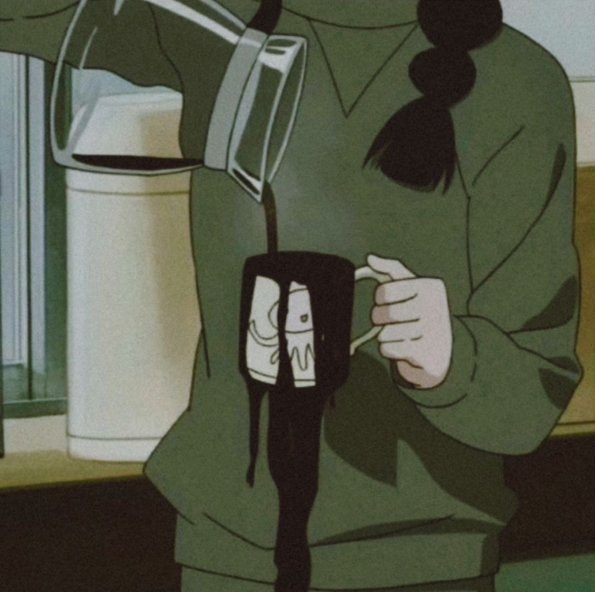 THE21STRAYMAKER's tweet photo. ❝ Tch, all of these stupid heroes… Making me work overtime… ❞ 💢

( . . .She was tired, and spilling coffee on the ground. ) https://t.co/u6HYxN4n3n