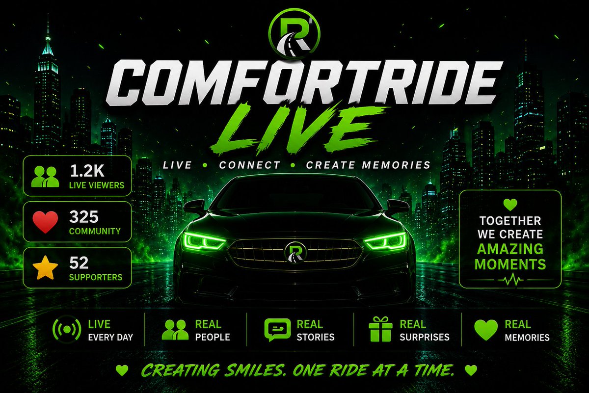 UberComfort's tweet photo. @solana 🚕 UberComfort — Live soon on https://t.co/rQFghedOxS

UberComfort is the first platform where you can watch a live Uber/Bolt rideshare driver, from a city in the Balkans, in real time, straight from the car.

https://t.co/4NQR7kgXzN https://t.co/HNUlvD08Wc