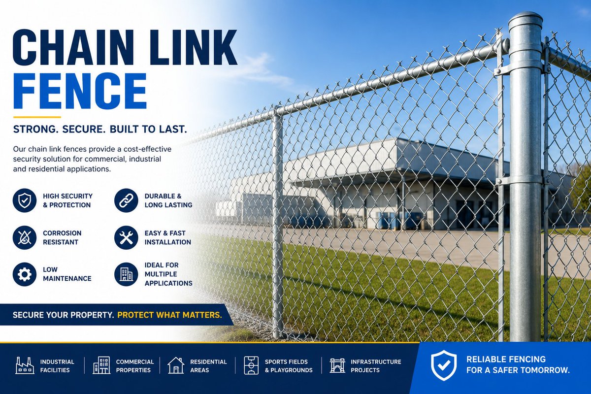 fencesteelksa's tweet photo. Perimeter security is a long-term investment, not just a project requirement.
🌐 https://t.co/faYLFQI04P
📧 sales@hitechfence.com
📞 +966 55 501 5798
#ChainLinkFence #PerimeterSecurity #IndustrialFencing #SaudiArabia #InfrastructureProject https://t.co/TbQuEqjLm7
