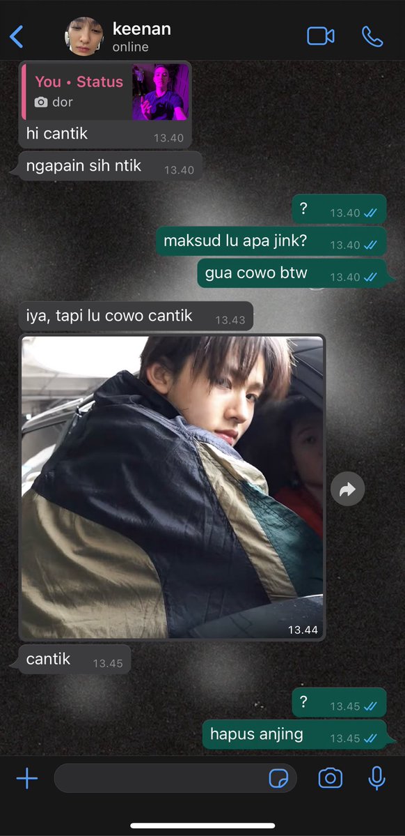 eomacaii's tweet photo. #keonhyeon two tweet au — maha dahsyat nangor effect https://t.co/EfU75XpEee