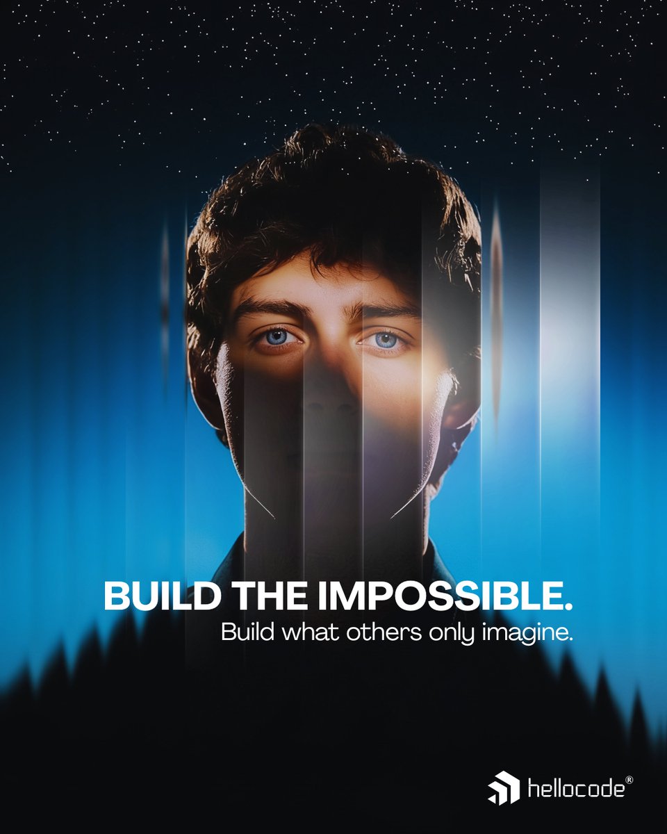 TheHellocode's tweet photo. Your best product idea is stuck in your head because building it feels impossible. Hellocode changes that. Our native AI IDE turns concepts into production-ready code at the speed of thought. Stop imagining. Start shipping. Build what others only imagine. https://t.co/KcpBQOOPXR