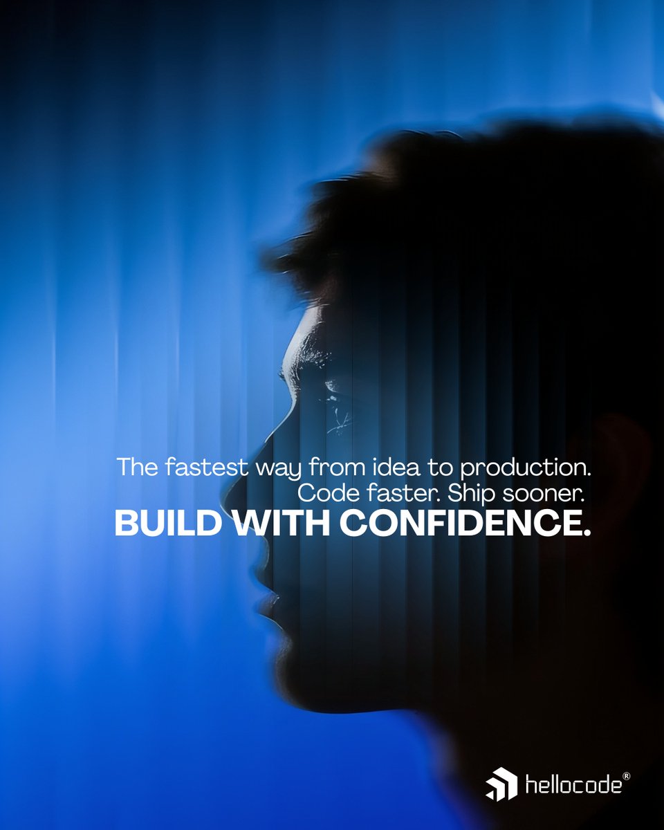 TheHellocode's tweet photo. Confidence comes from speed, and speed comes from a native IDE built specifically for AI. No more waiting for plugins to load or extensions to sync. Hellocode is engineered for zero friction from thought to shipped code. Build with confidence. Ship without fear. Sleep well. https://t.co/wnWtjYojzh