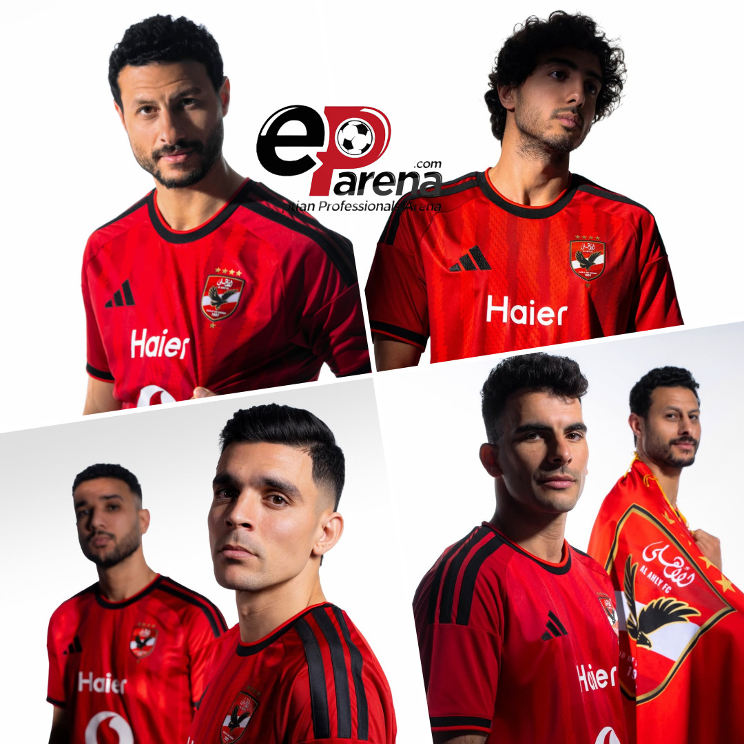 EParena's tweet photo. أديداس تكشف عن القميص الأساسي الجديد للأهلي 🔴 https://t.co/5mneIiwwUk